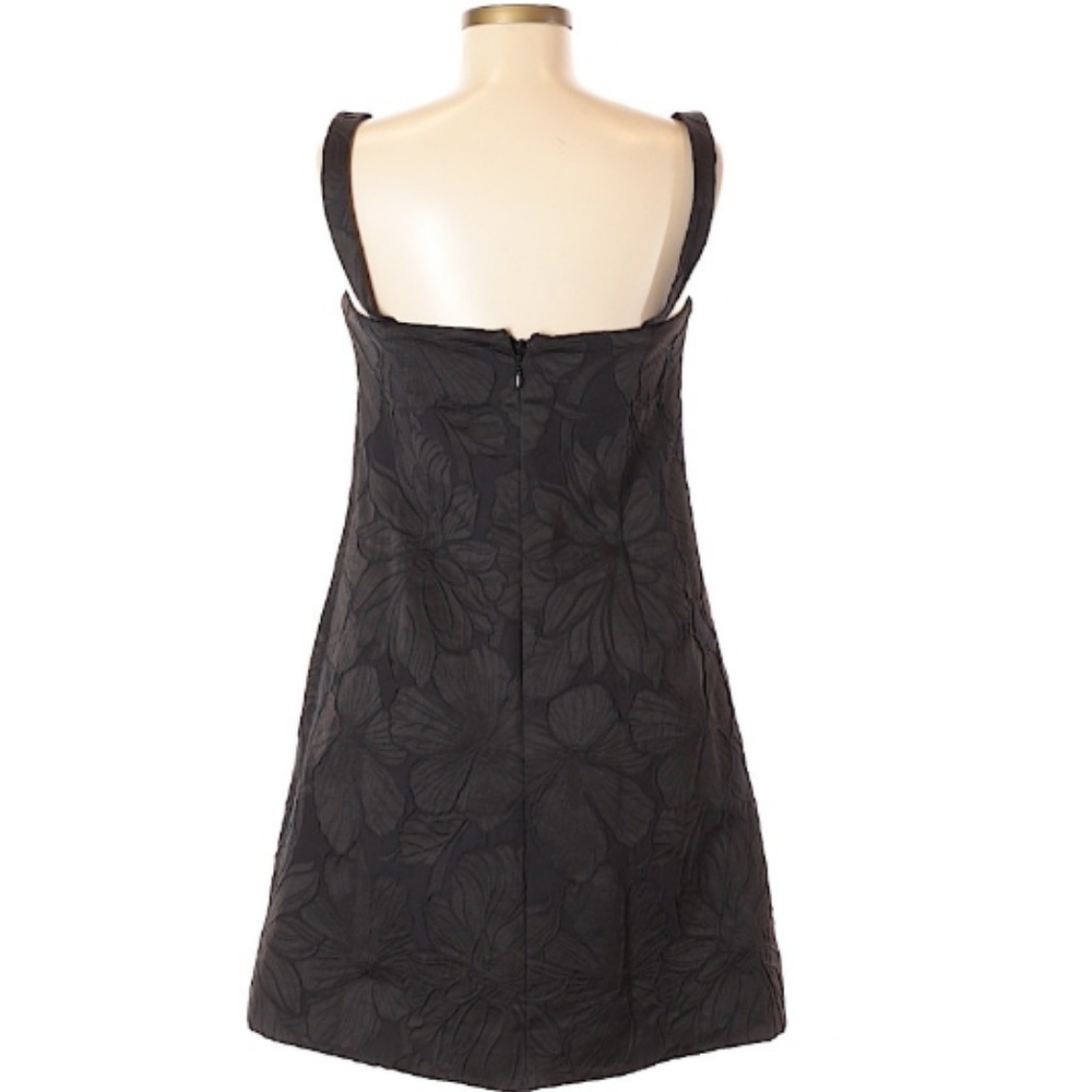 J Crew Black Floral Embossed Convertible Dress - Picture 5 of 6